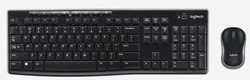 Toetsenbord Logitech MK270 Qwerty + muis zwart