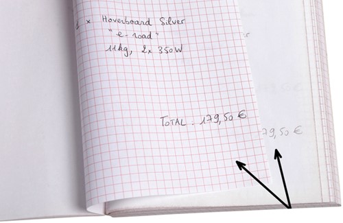 Kasboek Exacompta Manifold facturen dupli 50vel NL-1