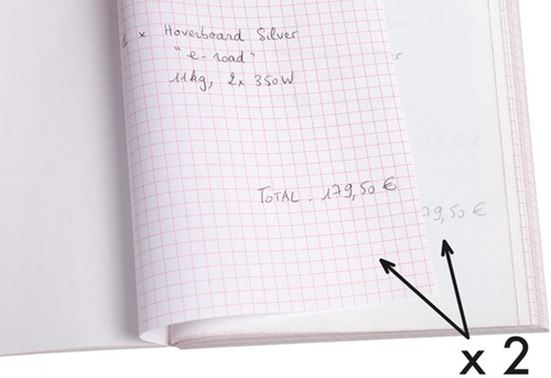 Kasboek Exacompta Manifold ontvangstbewijs dupli 50vel NL-1