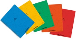Schrift Aurora 210x165mm lijn 120 pagina's 80gr assorti
