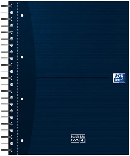 Collegeblok Oxford Office Essentials Europeanbook A4+ 4-gaats 120 pagina's assorti-2