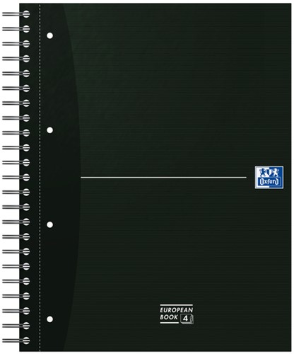 Collegeblok Oxford Office Essentials Europeanbook A4+ 4-gaats 120 pagina's assorti-3