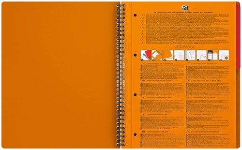 Spiraalblok Oxford International Activebook A4+ 160 pagina's lijn-1