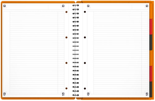 Spiraalblok Oxford International Organiserbook A4+ 160 pagina's lijn-2
