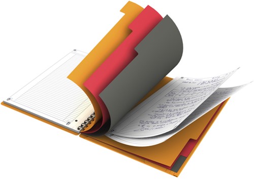 Spiraalblok Oxford International Organiserbook A4+ 160 pagina's lijn-4