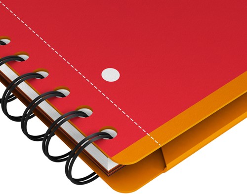 Spiraalblok Oxford International Organiserbook A4+ 160 pagina's lijn-6