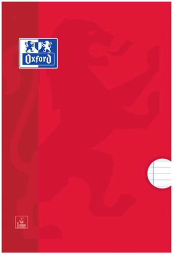 Schrift Oxford School A4 lijn 72 pagina's 80gr assorti-3