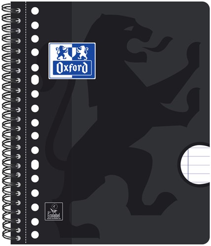 Collegeblok Oxford School A5+ lijn 17-gaats 160 pagina's 80gr assorti-3