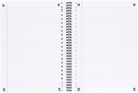 Collegeblok Oxford School A4+ lijn 23-gaats 160 pagina's 80gr assorti-4