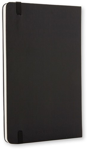 Notitieboek Moleskine large 130x210mm blanco hard cover zwart-3