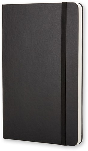 Notitieboek Moleskine pocket 90x140mm blanco hard cover zwart-2