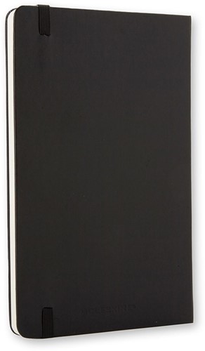 Notitieboek Moleskine pocket 90x140mm blanco hard cover zwart-3