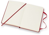 Notitieboek Moleskine pocket 90x140mm lijn hard cover rood-3