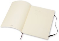 Notitieboek Moleskine XL 190x250mm blanco soft cover zwart-1
