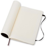 Notitieboek Moleskine large 130x210mm lijn soft cover zwart-3