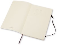 Notitieboek Moleskine large 130x210mm blanco soft cover zwart-2
