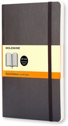 Notitieboek Moleskine pocket 90x140mm lijn soft cover zwart
