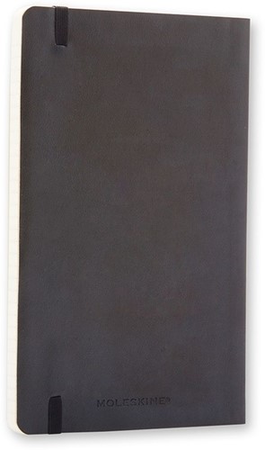 Notitieboek Moleskine pocket 90x140mm blanco soft cover zwart-3