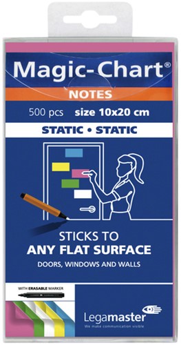 Magic-chart notes Legamaster 10x20cm assorti 500 vel-2
