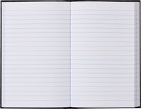 Notitieboek Octavo 103x165mm 192blz lijn grijs gewolkt-2