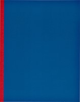 Kasboek 165x210mm 160blz 1 kolom rode rug assorti