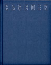 Kasboek 165x210mm 192blz 1 kolom blauw