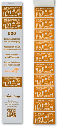 Consumptiebon Combicraft UV beveiliging 500 stuks oranje-3