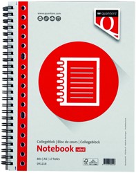 Collegeblok Quantore A5 lijn 17-gaats 80vel 70gr