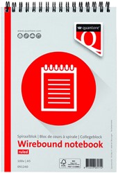 Spiraalblok Quantore A5 lijn spiraal 100vel 70gr