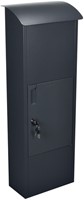 Pakketbrievenbus Helsinki 390x240x1053mm zwart
