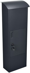 Pakketbrievenbus Helsinki 390x240x1053mm zwart
