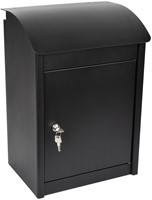 Pakketbrievenbus Malmo 360x260x505mm zwart-3