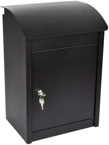 Pakketbrievenbus Malmo 360x260x505mm zwart-3