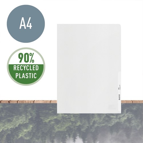 Insteekmap L-model Leitz Recycle A4 0.10mm PP transparant  25 stuks-4