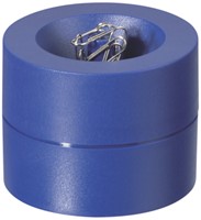 Papercliphouder MAUL Pro magnetisch Ø73x60mm blauw