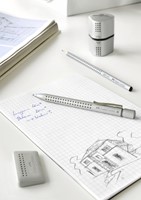 Puntenslijper Faber-Castell 2001 trio grip zilver-8