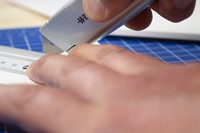 Snijmes Westcott trapezium 18mm met schuifsluiting  aluminium-2