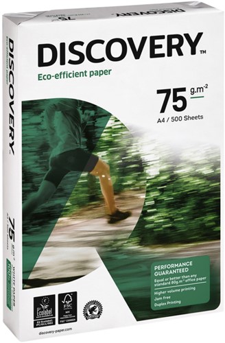 Kopieerpapier Discovery A4 75gr wit 500 vel-2