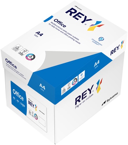 Kopieerpapier Rey Office A4 80gr wit 500 vel-1