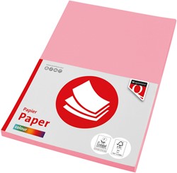 Kopieerpapier Quantore Colour A4 160gr roze 50 vel