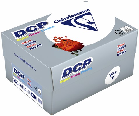 Laserpapier Clairefontaine DCP A4 250gr wit 125 vel-2