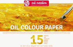 Olieverfpapier Talens Art Creation 15 witte vellen 300gr A4 geel