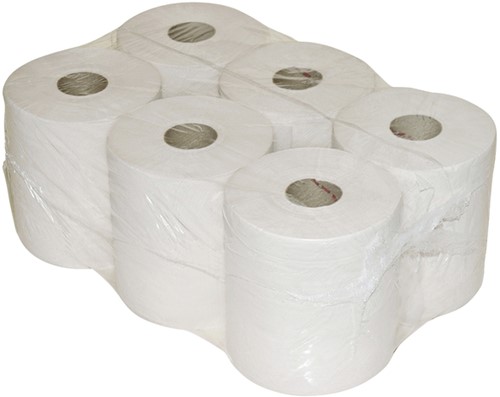 Toiletpapier Euro Products Q5 jumbo klein 2-laags 180m wit 240018-2