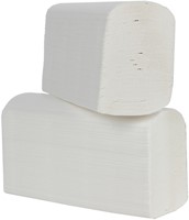 Handdoek Cleaninq I-vouw 2-laags 206x240mm 25x150st wit-3