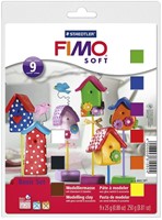 Klei Fimo  soft  basic halve blokken ass