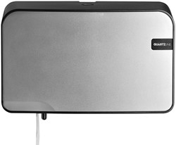 Toiletpapierdispenser Quartzline Q2 klein duo zilver 441092
