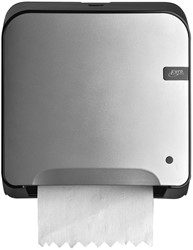 Handdoekroldispenser Quartzline Q14 Matic XL klein zilver 441199