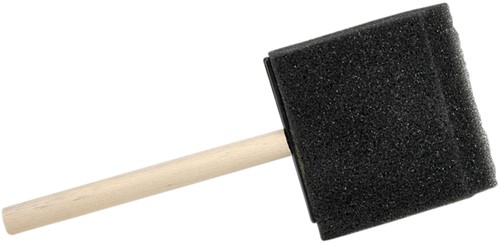 Foambrush Conda 1 25 mm 12 stuks hout