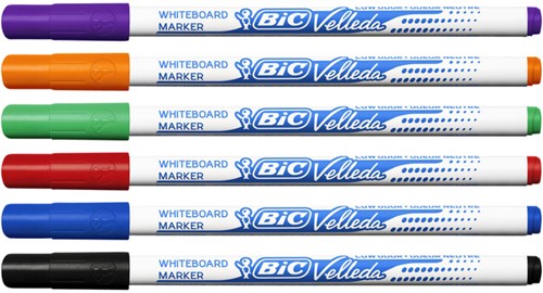Whiteboardmarker Bic Velleda 1721 rond fijn groen-1