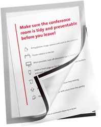 Frame Quantore A4 zelfklevend zilver 2 stuks